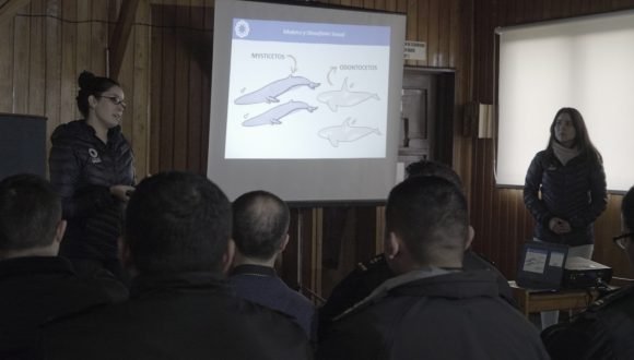 Equipo de Educación Ambiental realiza capacitación a Gobernación Marítima de Castro Equipo de Educación Ambiental realiza capacitación a Gobernación Marítima de Castro