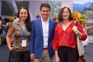 Carolina Albornoz, Emmanuel Rowe y Paulina Maturana Vivero